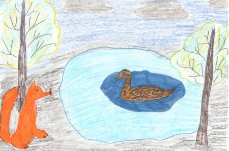 «Рисование иллюстраций к сказке д. н. Мамина-Сибиряка „серая шейка“»