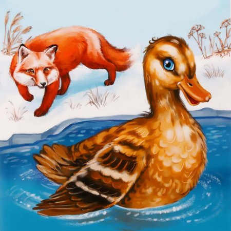 Рисование мамин Сибиряк серая шейка в подготовительной группе