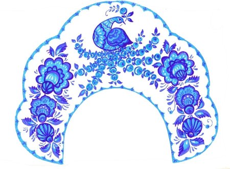 Кокошник вектор