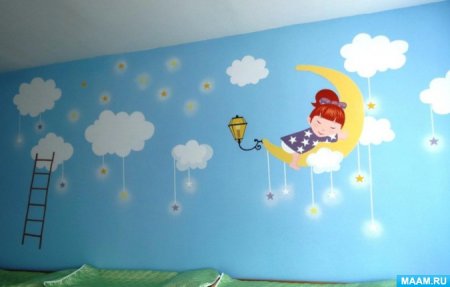 Украсить спальню в детском саду