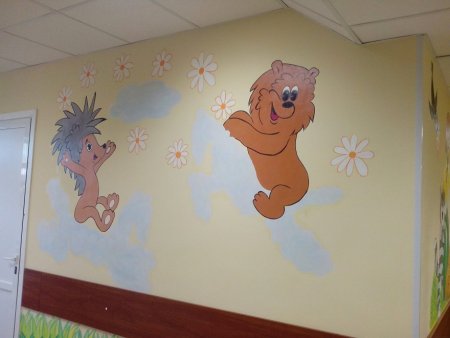 Спальня в детском саду