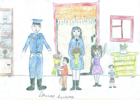 Профессия моих родителей рисунок в детский сад