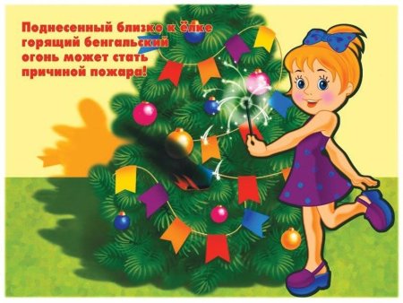 Рисунок на тему безопасный новый год