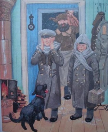 Рисунок к рассказу Чехова мальчики