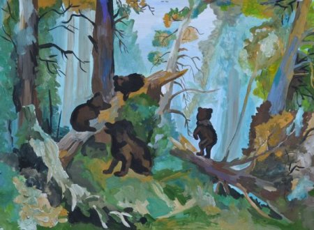 Известные картины для рисования детям