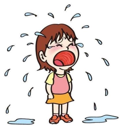 Эмоции для детей плачущая девочка