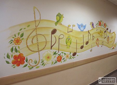 Иллюстрации в музыкальный зал