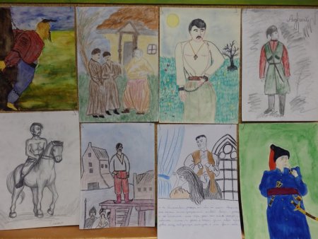 Рисунок к рассказу Тарас Бульба легко