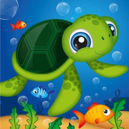 Морская черепаха для детей