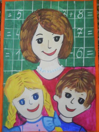 Портрет учителя карандашом