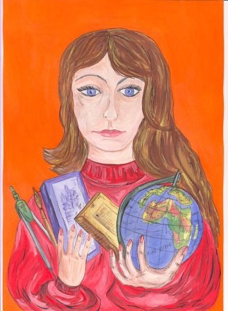 Рисунок на день учителя