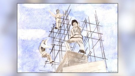 Братск ГЭС рисунки