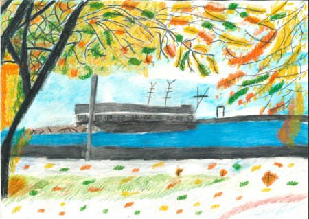 ГЭС Балаково рисунок