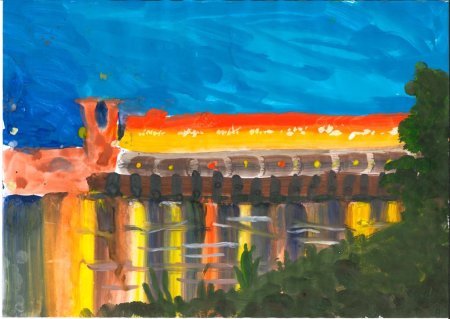 ГЭС рисование с детьми