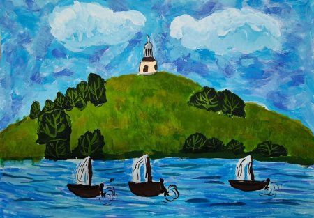 Лисья гора Нижний Тагил рисунок