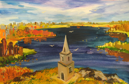 Лисья гора Нижний Тагил рисунок