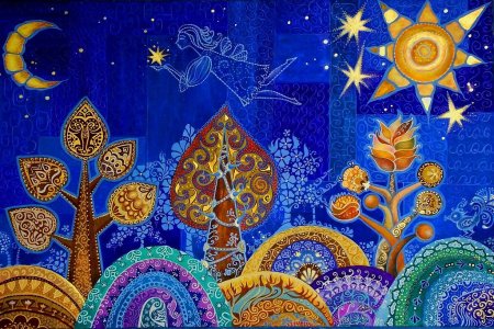 Городецкая роспись