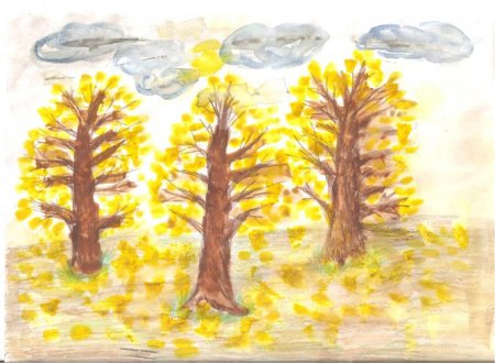 Иллюстрация к произведению Иван Алексеевич Бунин листопад