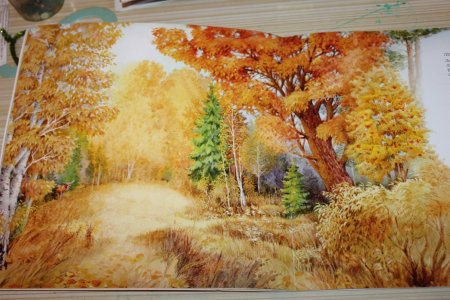 Мнемотаблица к стихотворению листопад Бунин