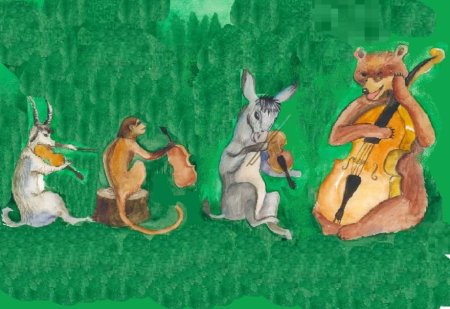 Крылов музыканты басня