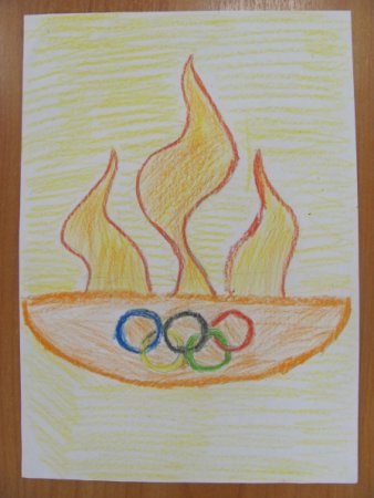 Рисование в подготовительной группе огонь