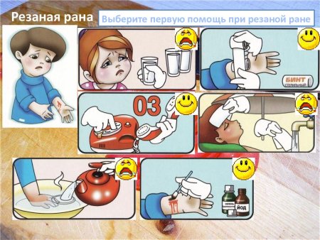 Оказание первой помощи для дошкольников