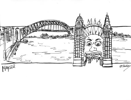 Харбор бридж раскраска