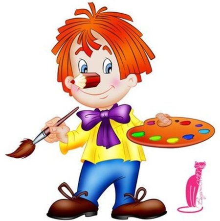 Уголок рисования в детском саду