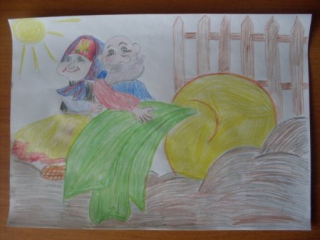 Детские рисунки к сказкам