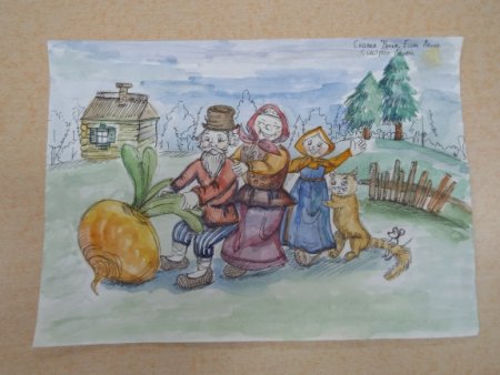 Репка раскраска для детей