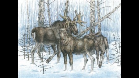 Нарисовать лося