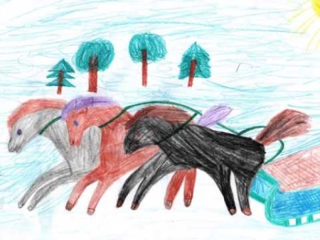 Иллюстрация к произведению тройка