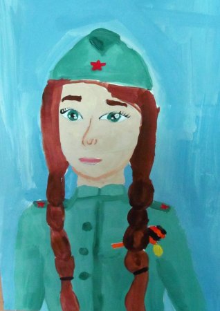 Война глазами детей карандашом