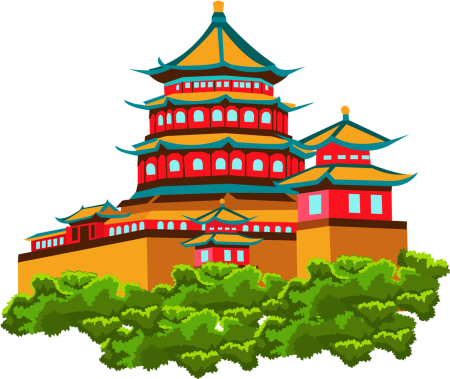 Пагода рисунок