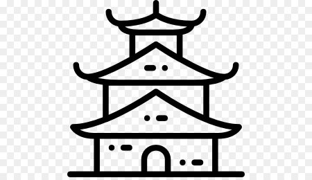 Пиктограмма храм китайский