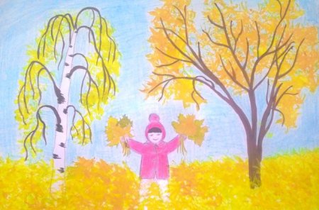 Рисование для дошкольников осень