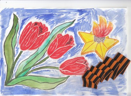 Рисование на тему день Победы