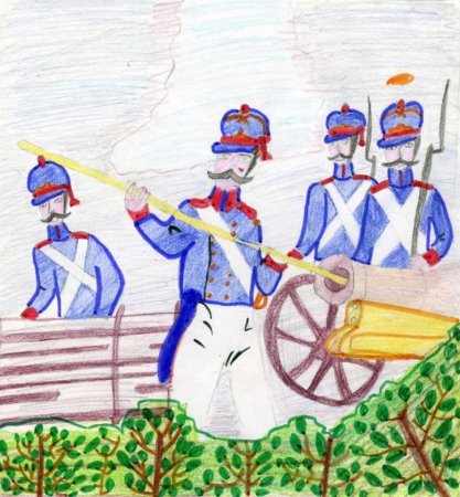 Михаил Юрьевич Лермонтов Бородино рисунок