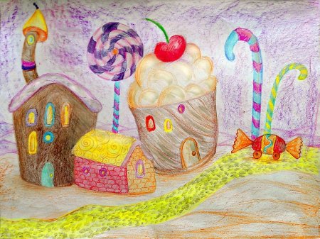 Рисунок на тему Сказочная Страна