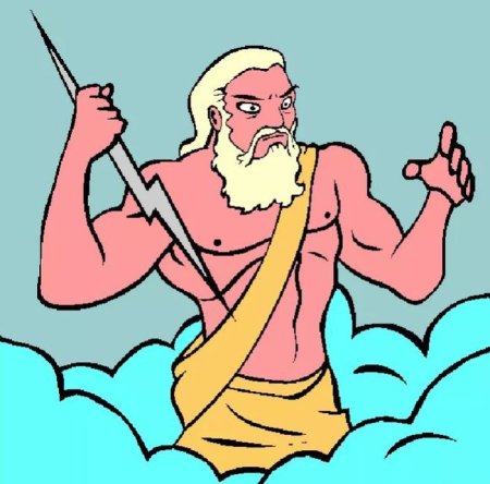 Древний Грек рисунок Олимпиец