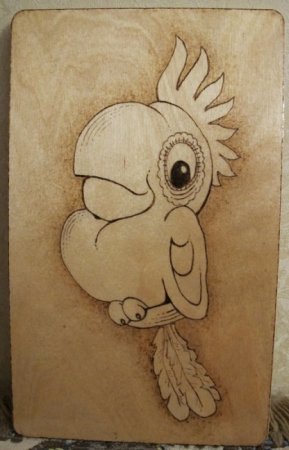 Рисунки на фанере