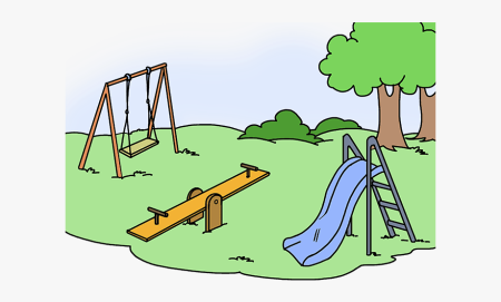 Детская площадка иллюстрация