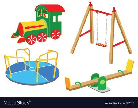 Деревянные иллюстрации на детскую площадку