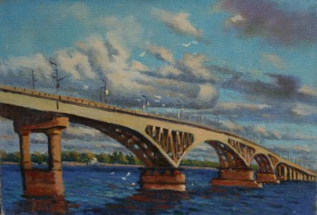 Разукрасим Саратовский мост