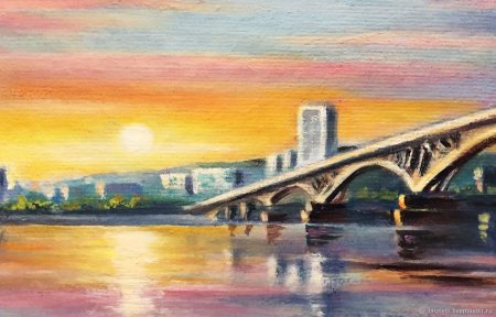 Саратовский мост картина