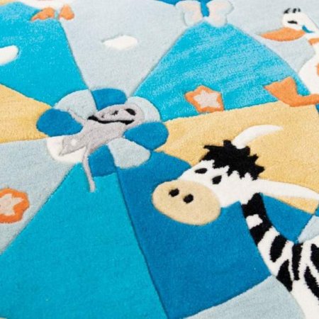 Коврик детский с принтом города