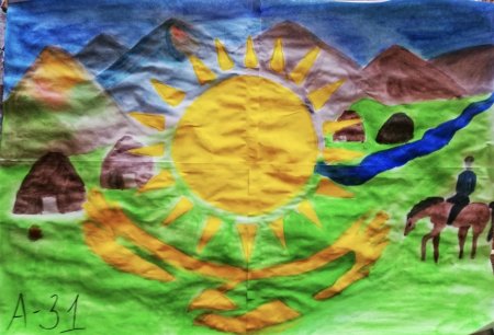 Поделка моя Родина Казахстан