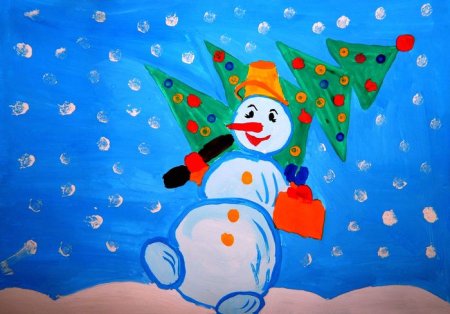 Новогодний Калейдоскоп рисование