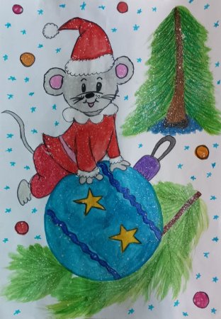 Новогодний Калейдоскоп рисунок