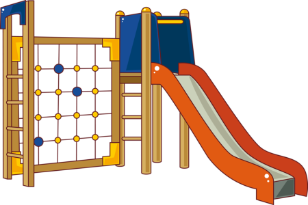 Горка на прозрачном фоне